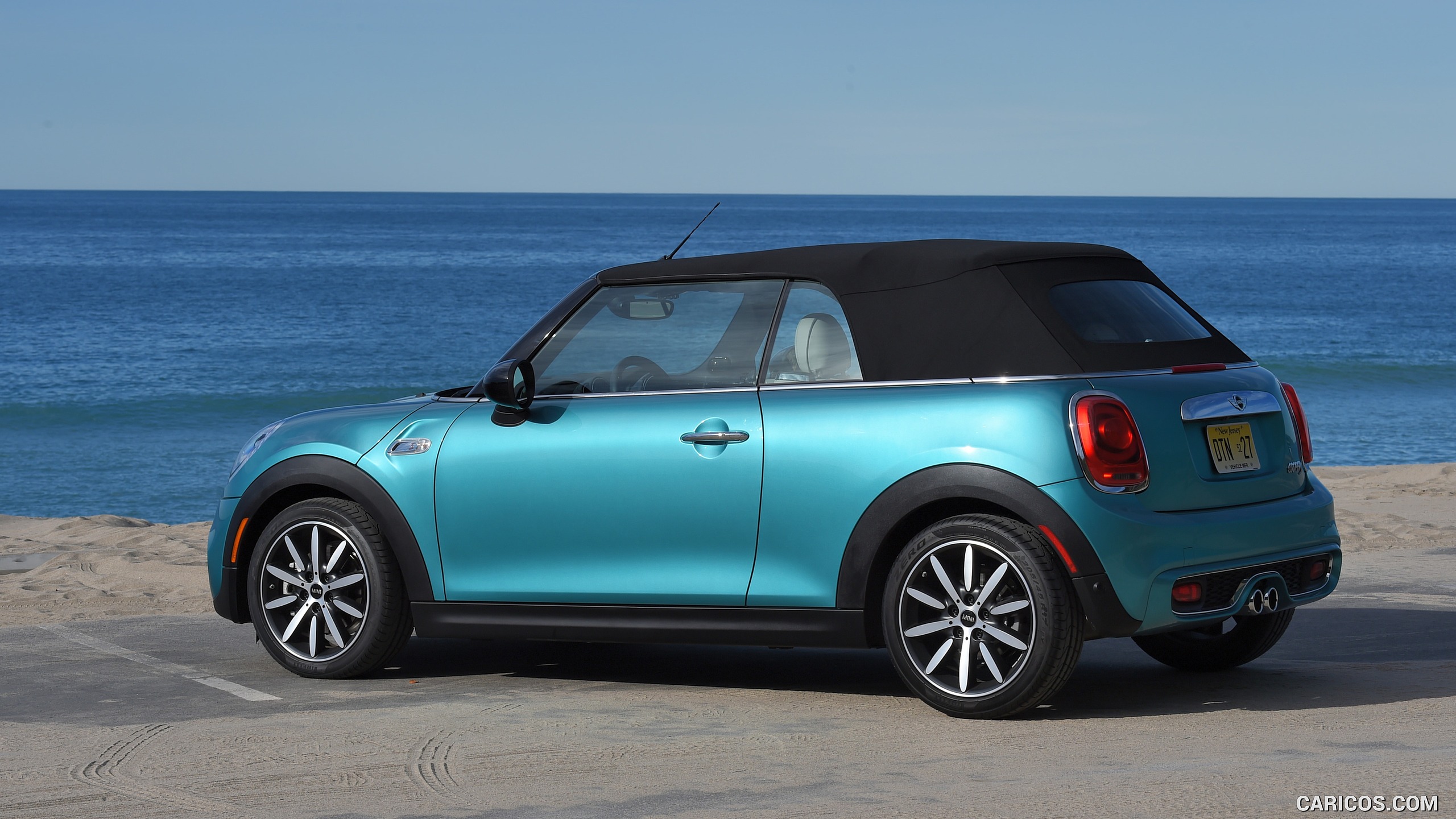 2016 MINI Cooper S Convertible (Color: Caribbean Aqua Metallic) - Side ...