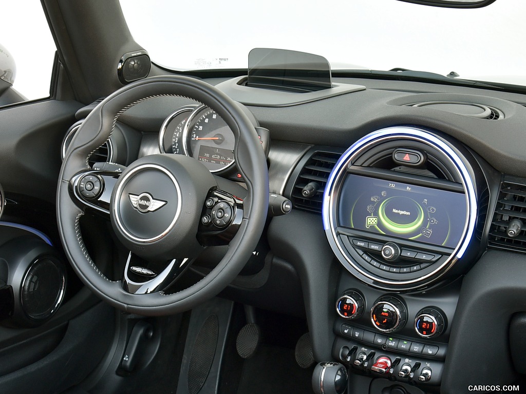 2016 MINI Cooper S Convertible (Color: Melting Silver Metallic) - Central Console