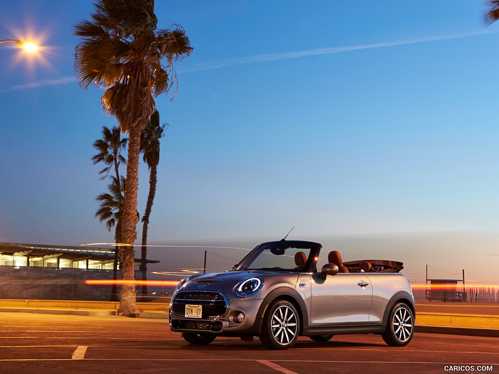 2016 MINI Cooper S Convertible (Color: Melting Silver Metallic) - Front