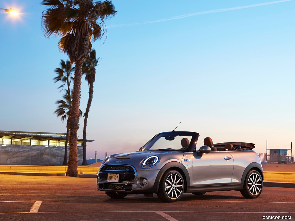 2016 MINI Cooper S Convertible (Color: Melting Silver Metallic) - Front