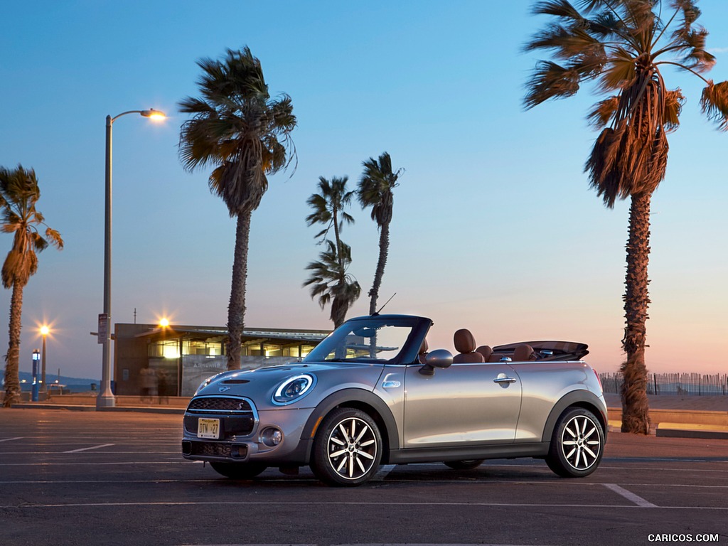 2016 MINI Cooper S Convertible (Color: Melting Silver Metallic) - Front