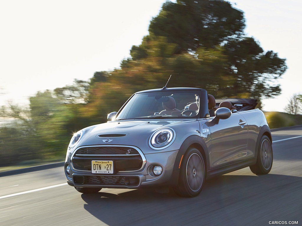 2016 MINI Cooper S Convertible (Color: Melting Silver Metallic) - Front