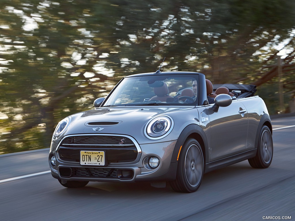 2016 MINI Cooper S Convertible (Color: Melting Silver Metallic) - Front