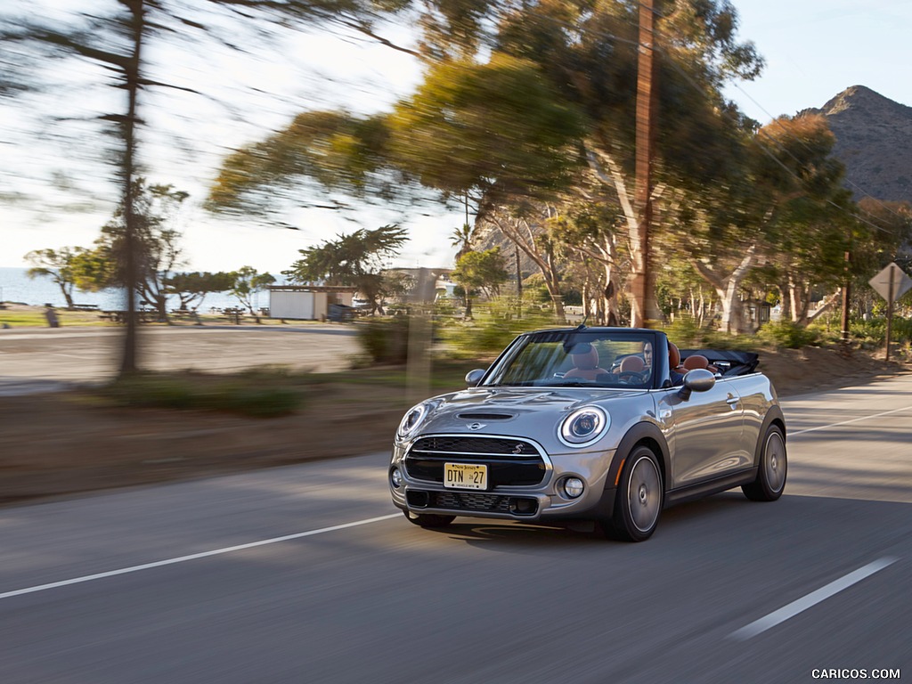 2016 MINI Cooper S Convertible (Color: Melting Silver Metallic) - Front