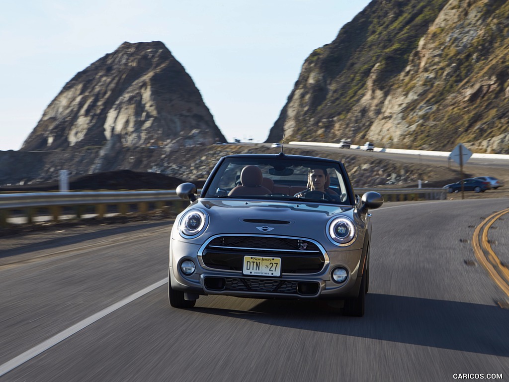 2016 MINI Cooper S Convertible (Color: Melting Silver Metallic) - Front