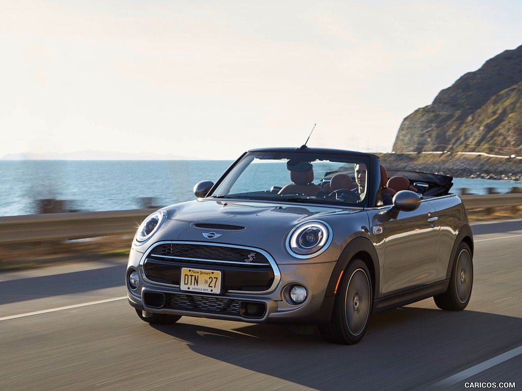 2016 MINI Cooper S Convertible (Color: Melting Silver Metallic) - Front