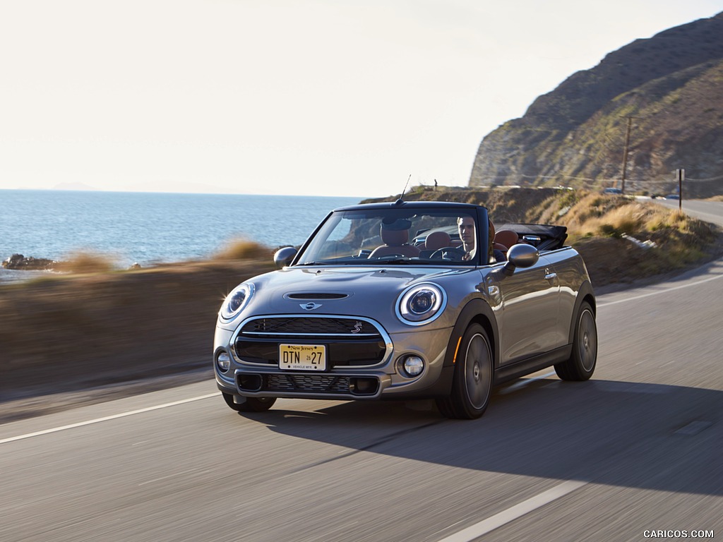 2016 MINI Cooper S Convertible (Color: Melting Silver Metallic) - Front