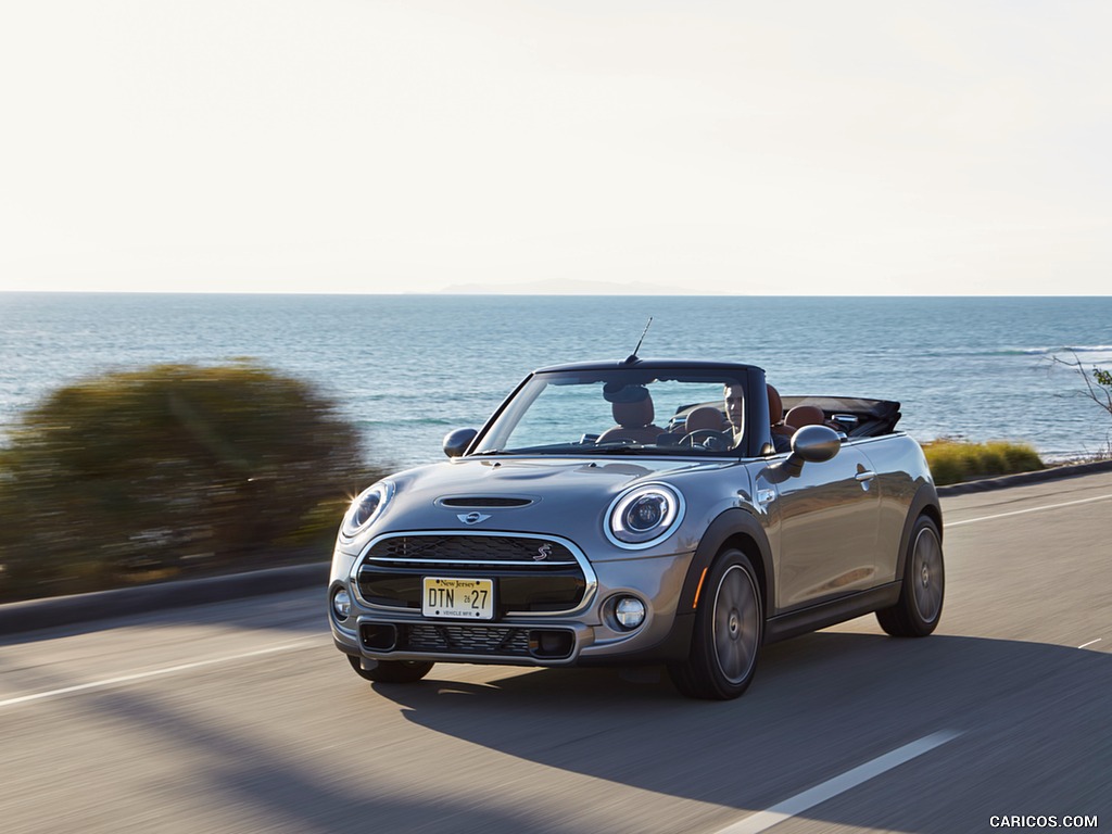 2016 MINI Cooper S Convertible (Color: Melting Silver Metallic) - Front