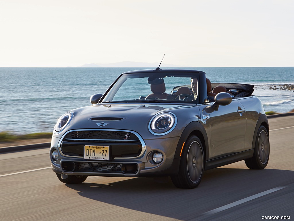 2016 MINI Cooper S Convertible (Color: Melting Silver Metallic) - Front