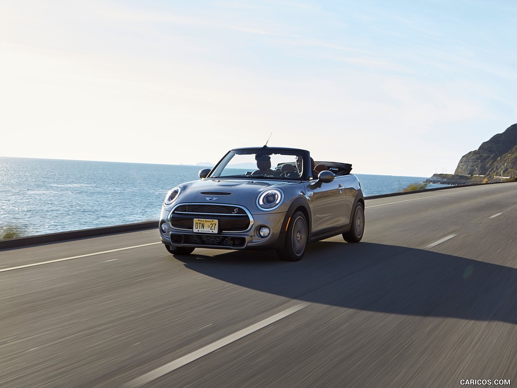 2016 MINI Cooper S Convertible (Color: Melting Silver Metallic) - Front