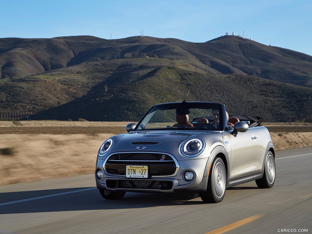 2016 MINI Cooper S Convertible (Color: Melting Silver Metallic) - Front