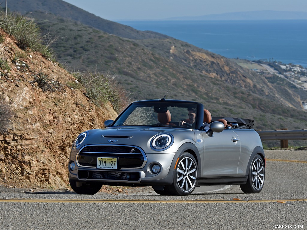 2016 MINI Cooper S Convertible (Color: Melting Silver Metallic) - Front