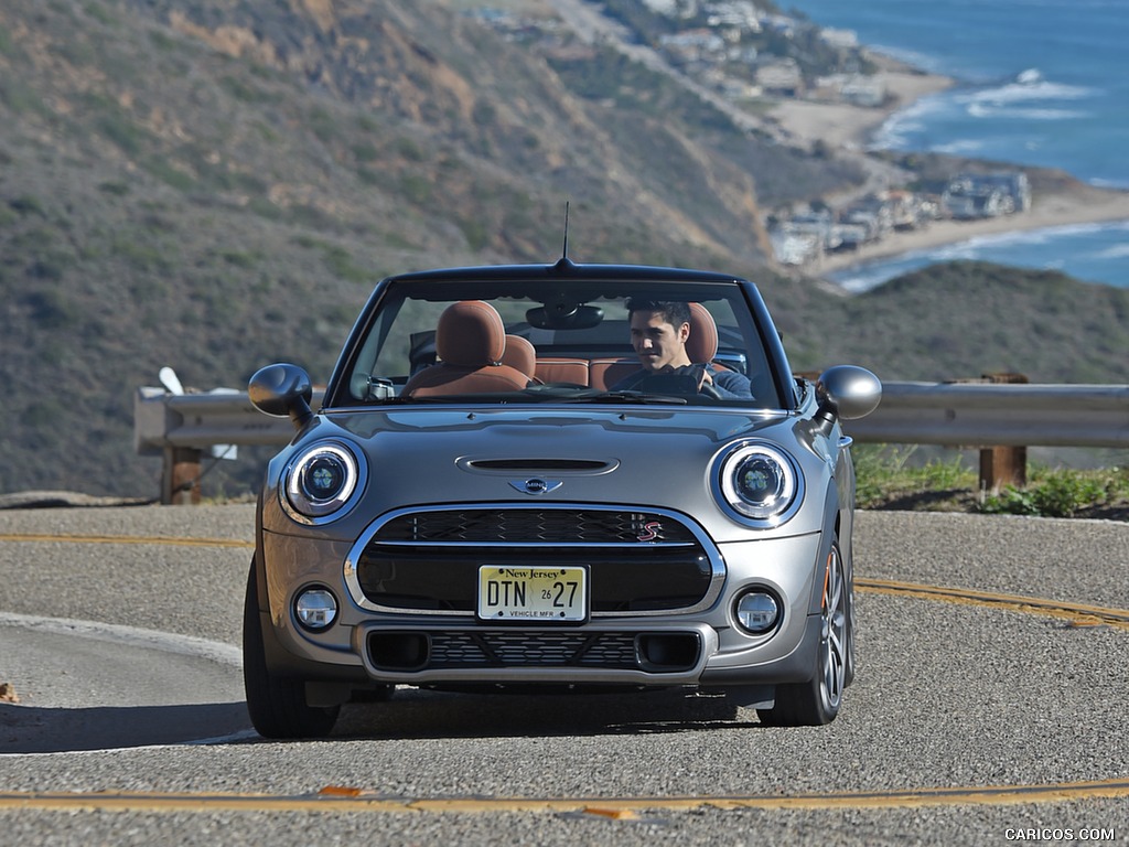 2016 MINI Cooper S Convertible (Color: Melting Silver Metallic) - Front