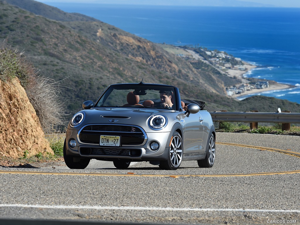 2016 MINI Cooper S Convertible (Color: Melting Silver Metallic) - Front