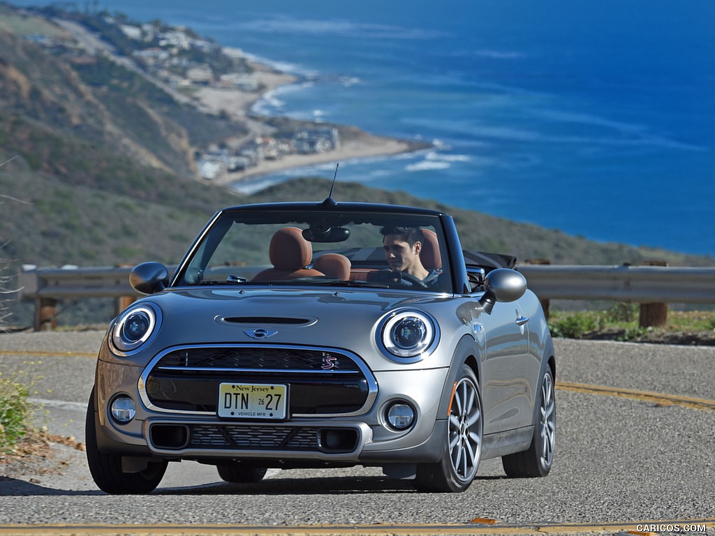 2016 MINI Cooper S Convertible (Color: Melting Silver Metallic) - Front