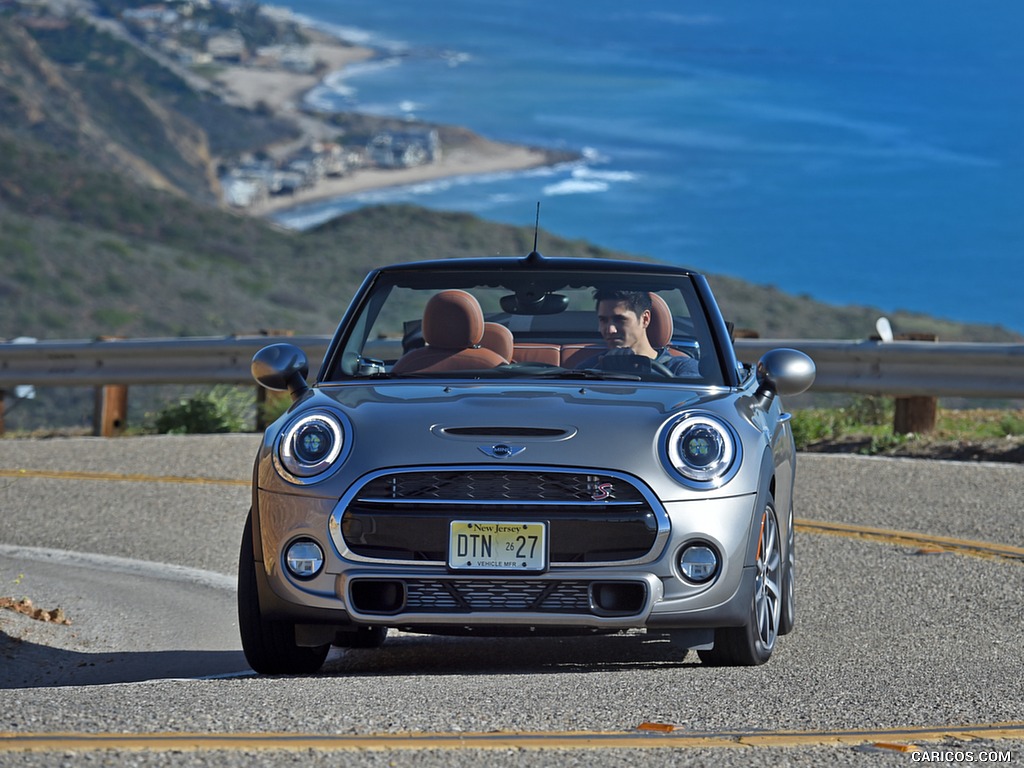 2016 MINI Cooper S Convertible (Color: Melting Silver Metallic) - Front