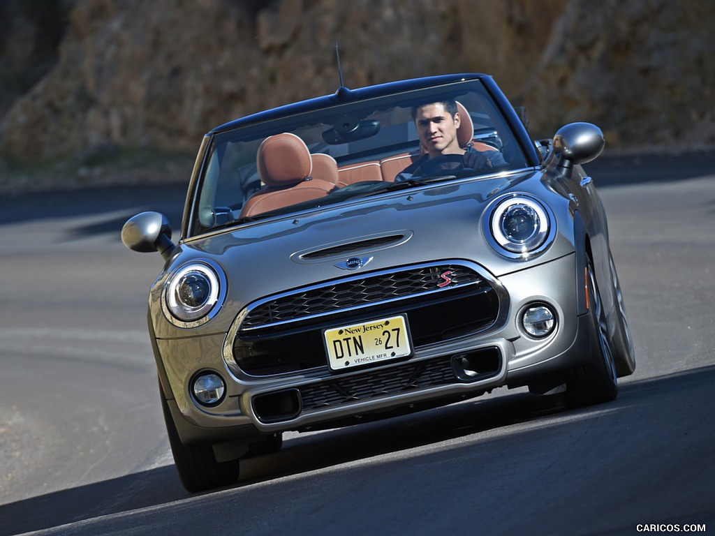 2016 MINI Cooper S Convertible (Color: Melting Silver Metallic) - Front