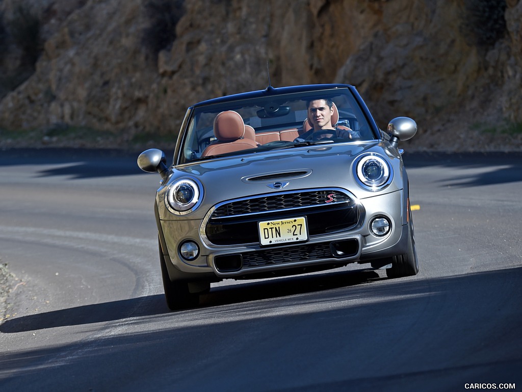 2016 MINI Cooper S Convertible (Color: Melting Silver Metallic) - Front