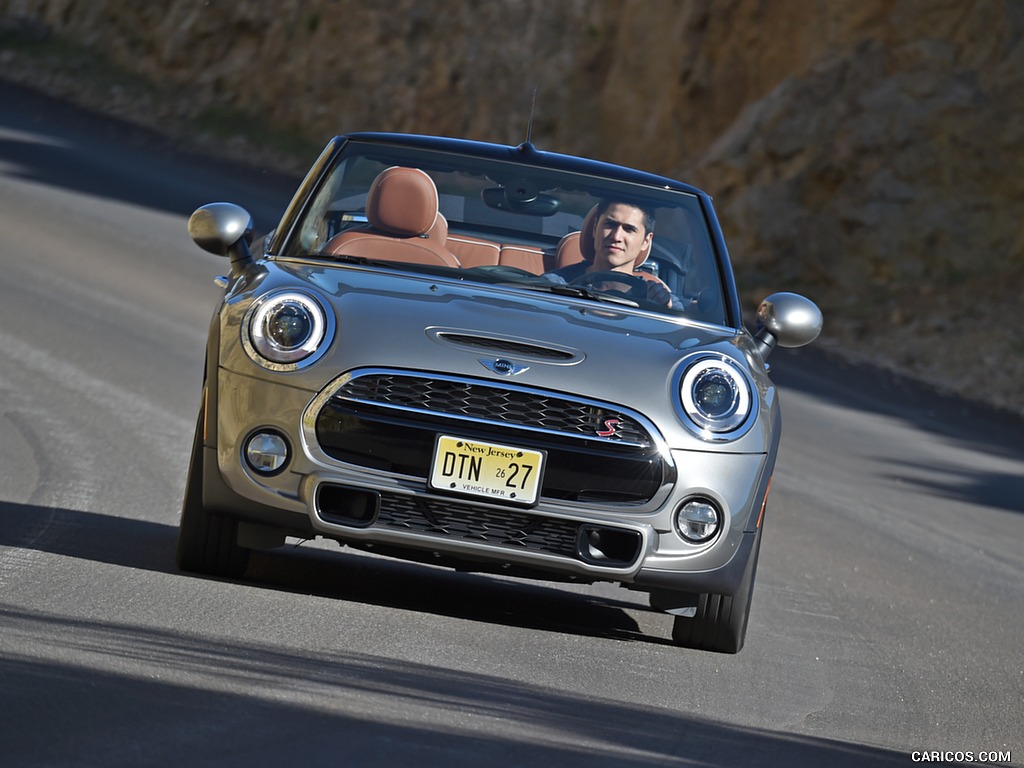 2016 MINI Cooper S Convertible (Color: Melting Silver Metallic) - Front