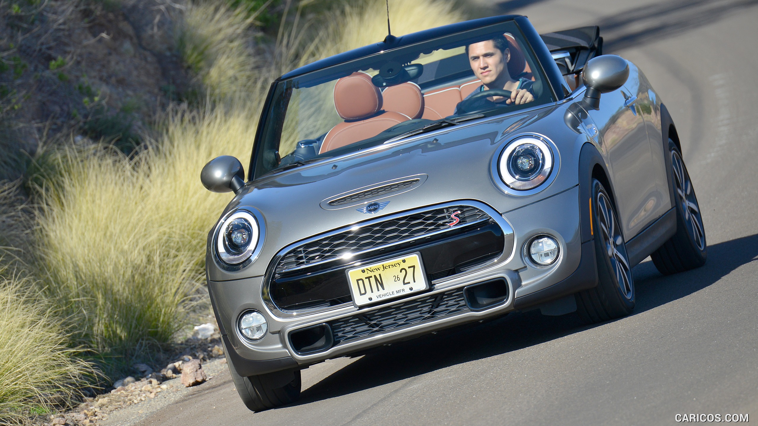 2016 MINI Cooper S Convertible (Color: Melting Silver Metallic) - Front ...