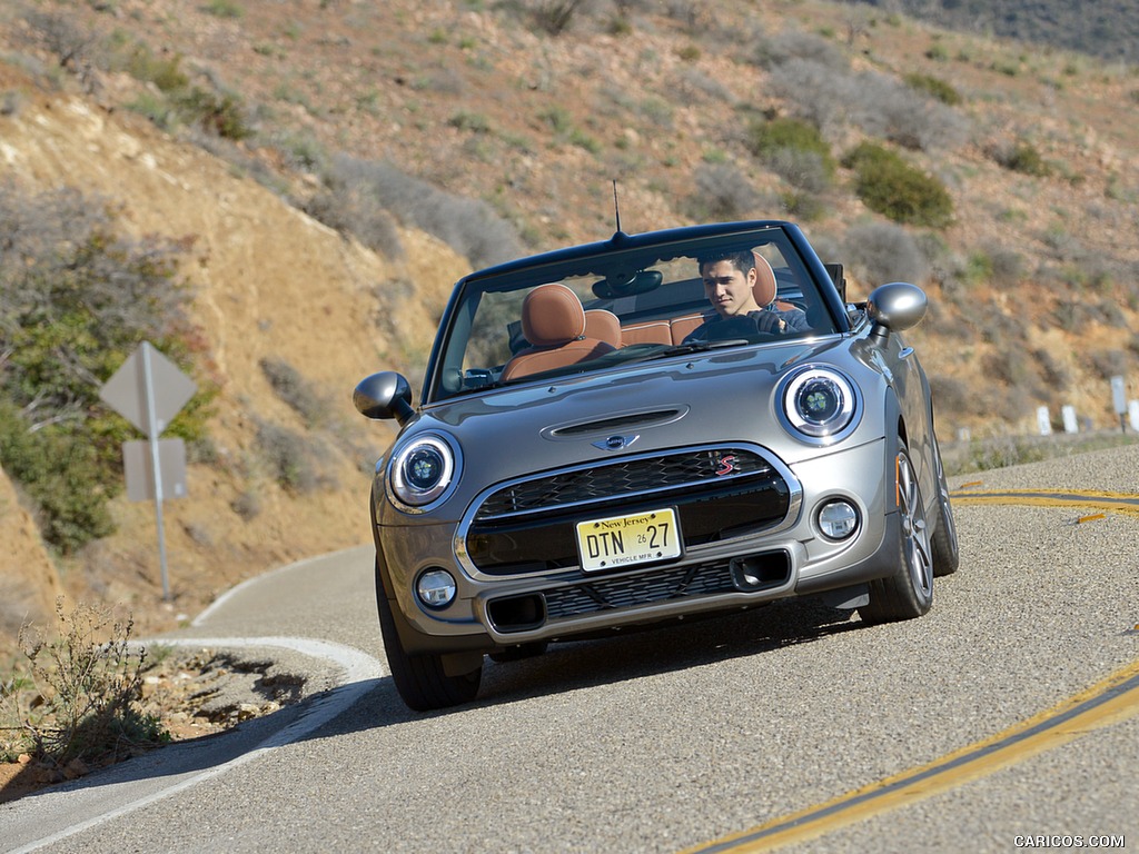 2016 MINI Cooper S Convertible (Color: Melting Silver Metallic) - Front