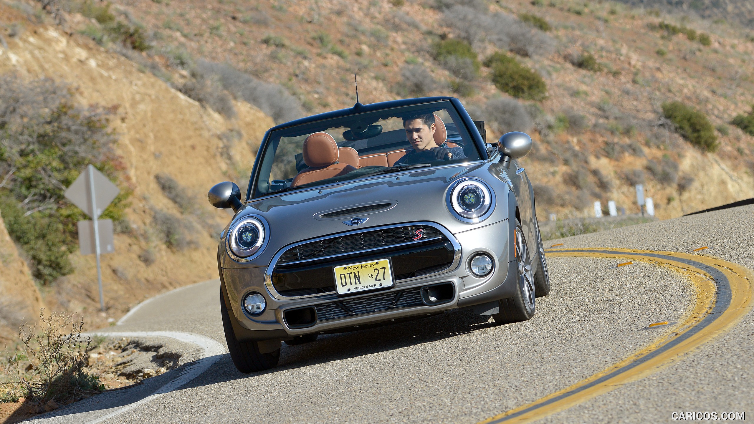 2016 MINI Cooper S Convertible (Color: Melting Silver Metallic) - Front ...