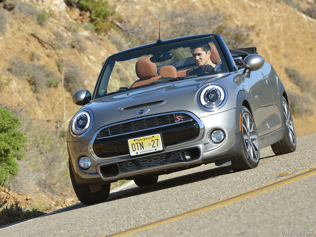 2016 MINI Cooper S Convertible (Color: Melting Silver Metallic) - Front