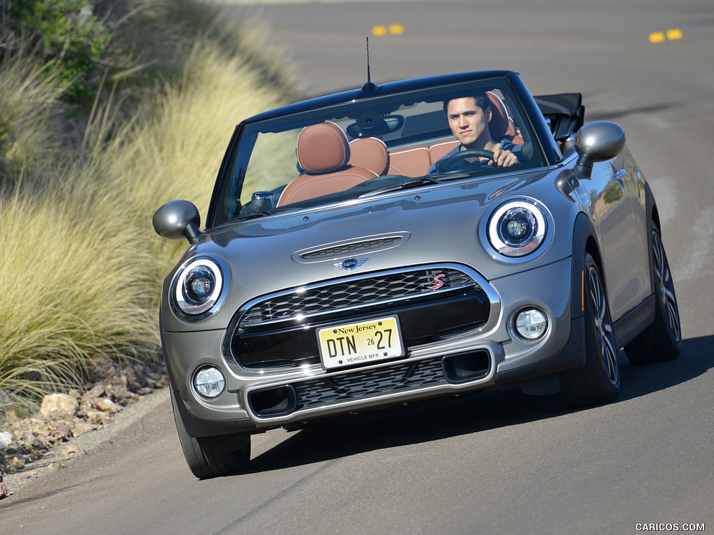 2016 MINI Cooper S Convertible (Color: Melting Silver Metallic) - Front