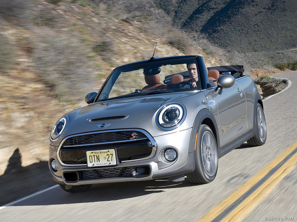 2016 MINI Cooper S Convertible (Color: Melting Silver Metallic) - Front