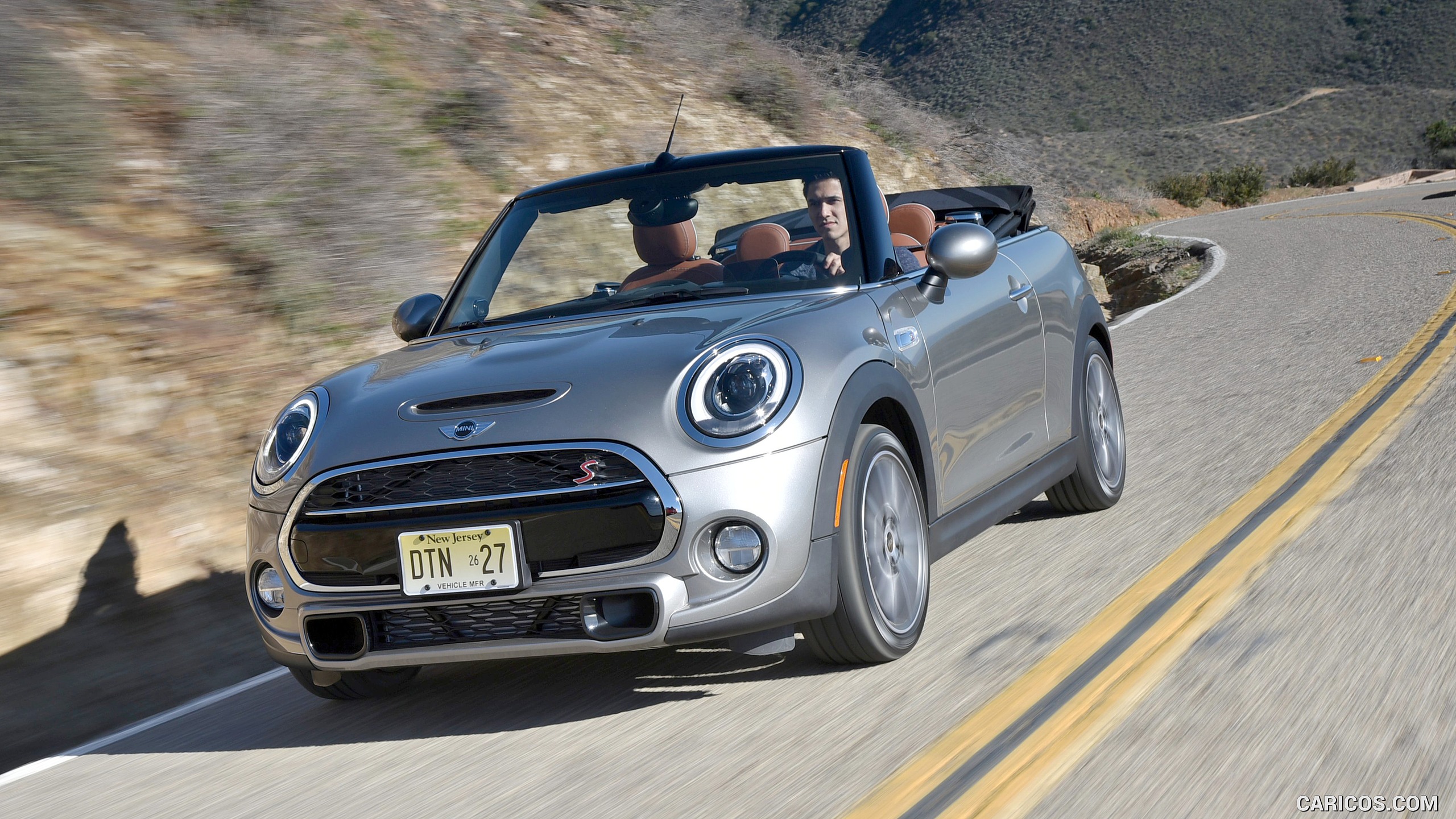 2016 MINI Cooper S Convertible (Color: Melting Silver Metallic) - Front ...