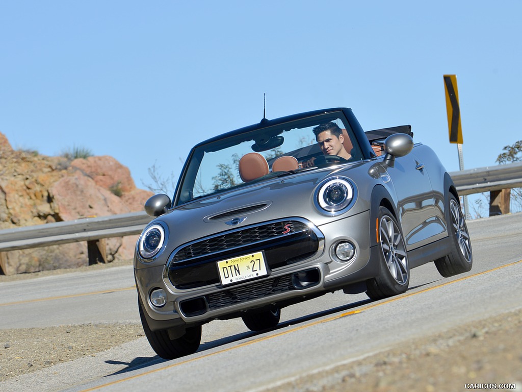 2016 MINI Cooper S Convertible (Color: Melting Silver Metallic) - Front