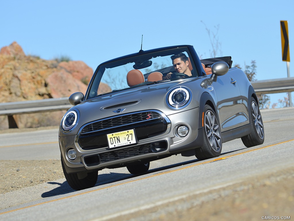 2016 MINI Cooper S Convertible (Color: Melting Silver Metallic) - Front