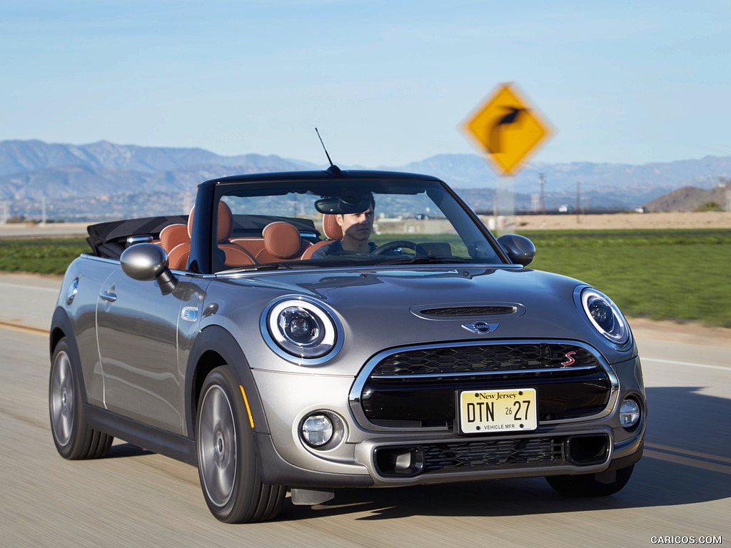 2016 MINI Cooper S Convertible (Color: Melting Silver Metallic) - Front