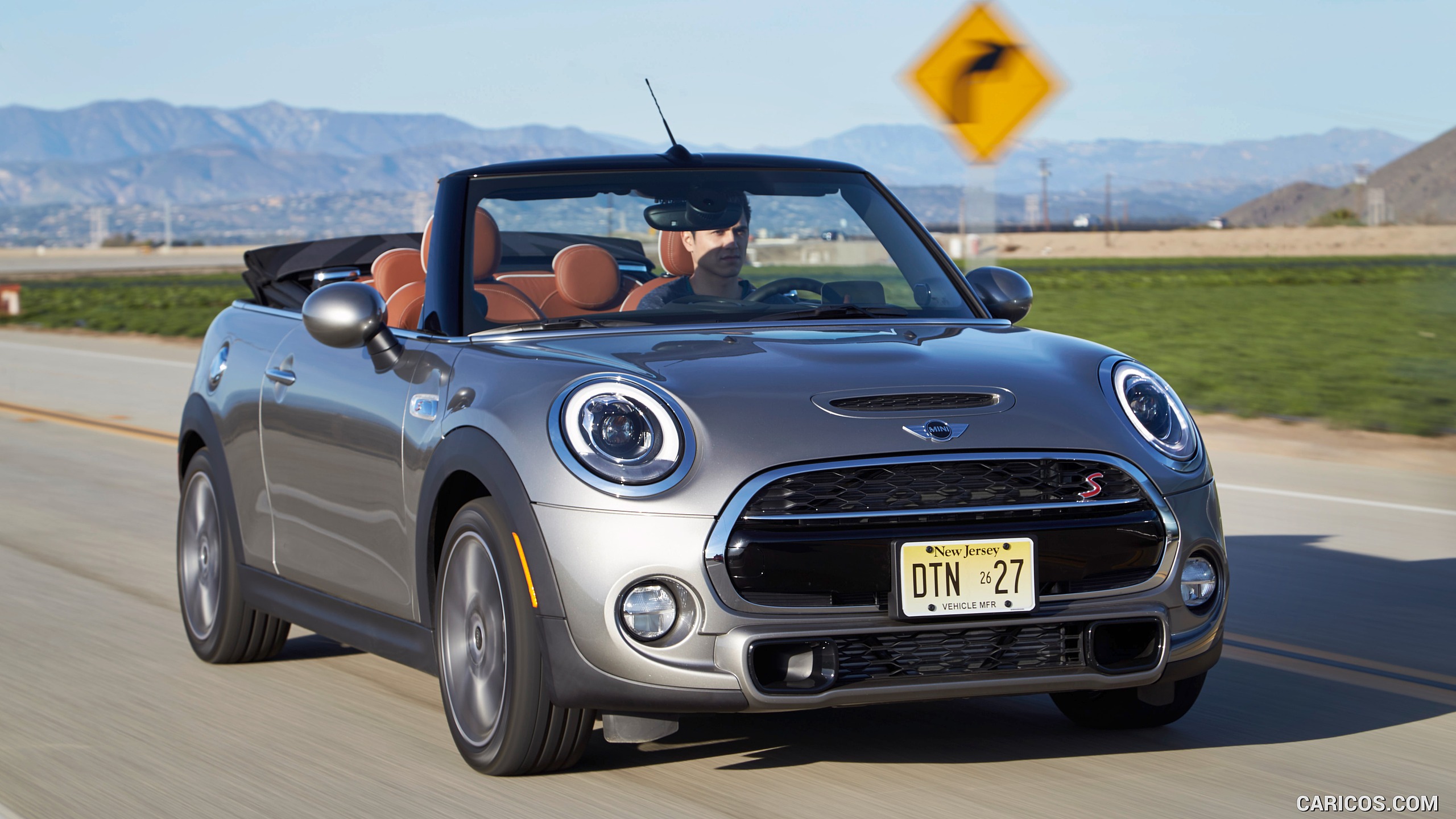 2016 MINI Cooper S Convertible (Color: Melting Silver Metallic) - Front ...