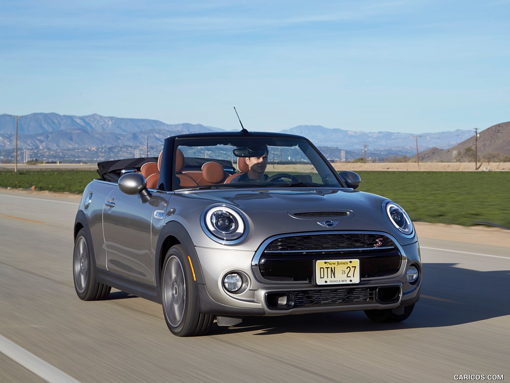 2016 MINI Cooper S Convertible (Color: Melting Silver Metallic) - Front