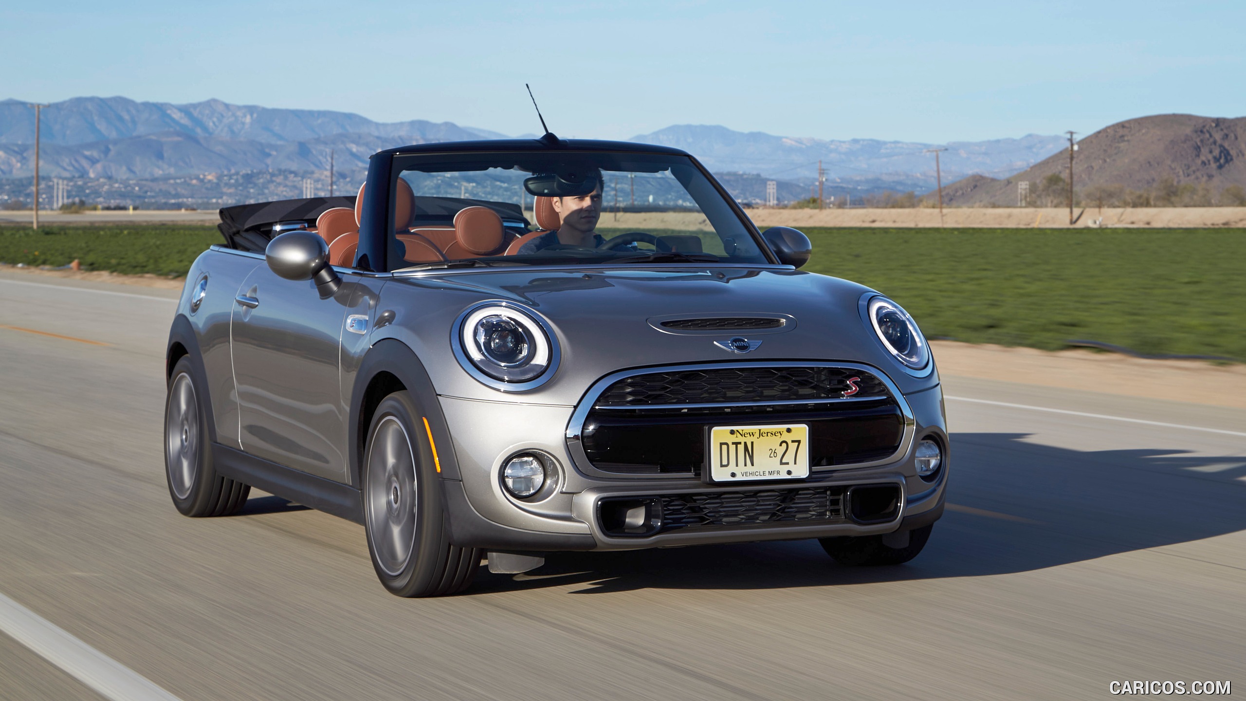 2016 MINI Cooper S Convertible (Color: Melting Silver Metallic) - Front ...