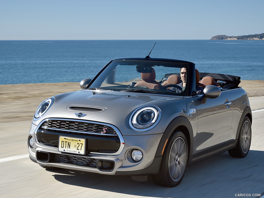 2016 MINI Cooper S Convertible (Color: Melting Silver Metallic) - Front