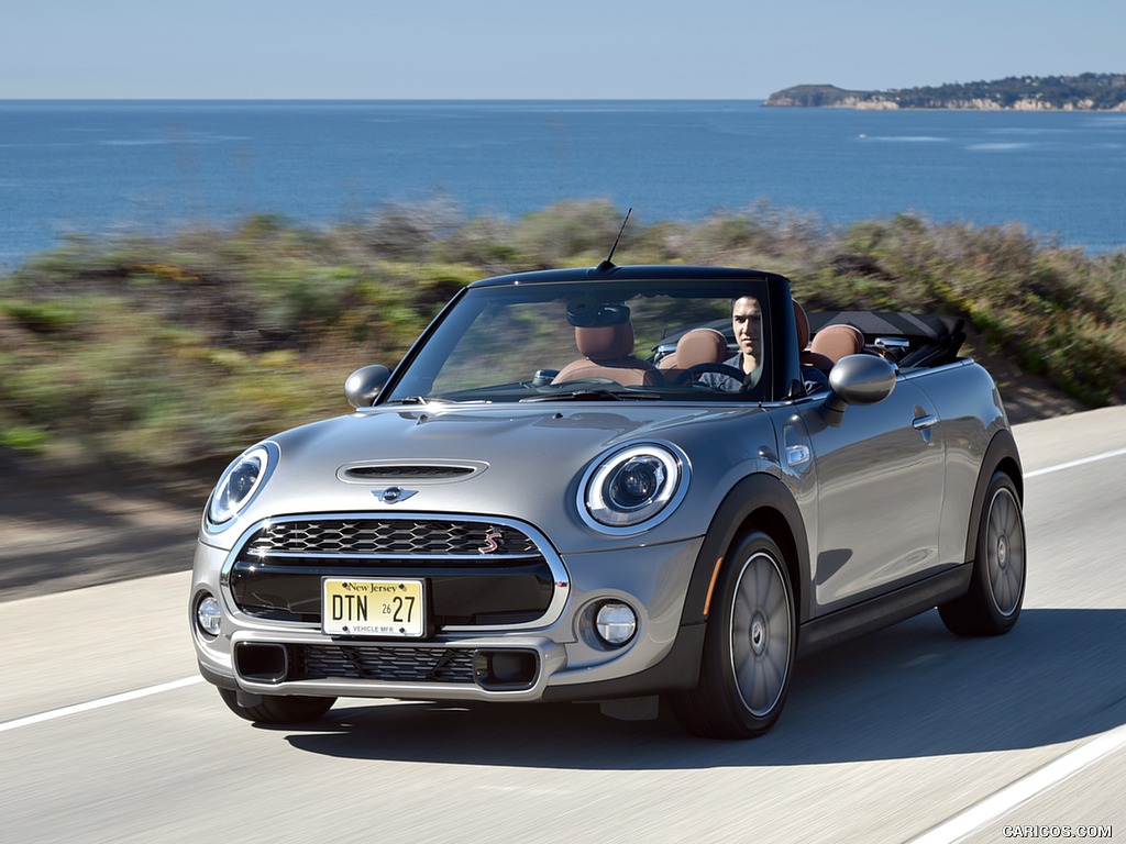 2016 MINI Cooper S Convertible (Color: Melting Silver Metallic) - Front