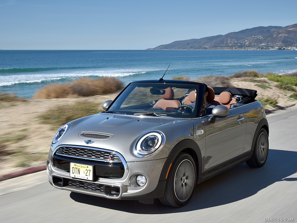 2016 MINI Cooper S Convertible (Color: Melting Silver Metallic) - Front