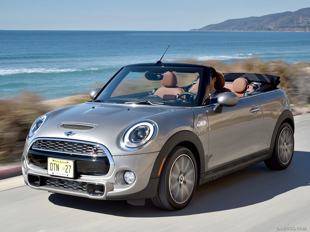 2016 MINI Cooper S Convertible (Color: Melting Silver Metallic) - Front