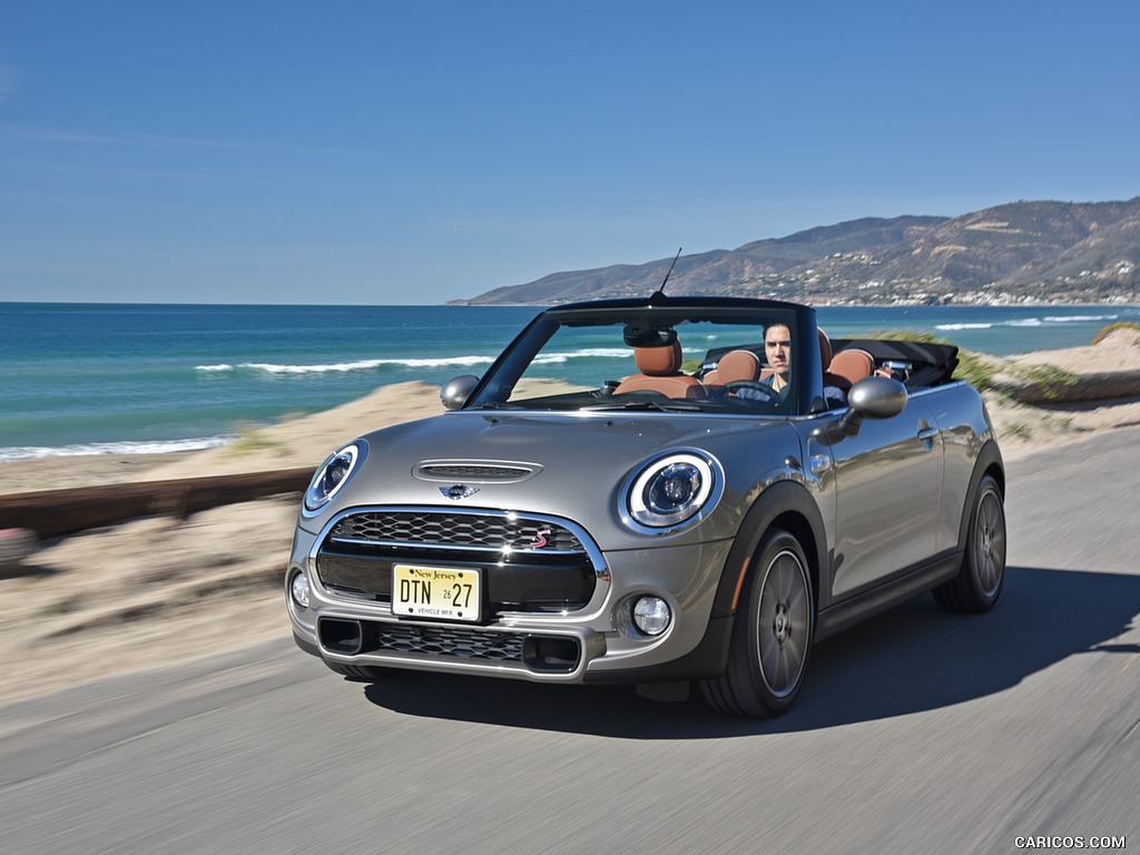 2016 MINI Cooper S Convertible (Color: Melting Silver Metallic) - Front