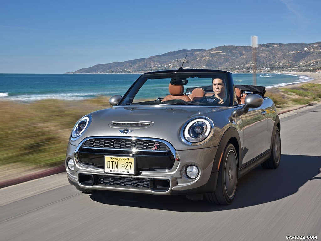 2016 MINI Cooper S Convertible (Color: Melting Silver Metallic) - Front