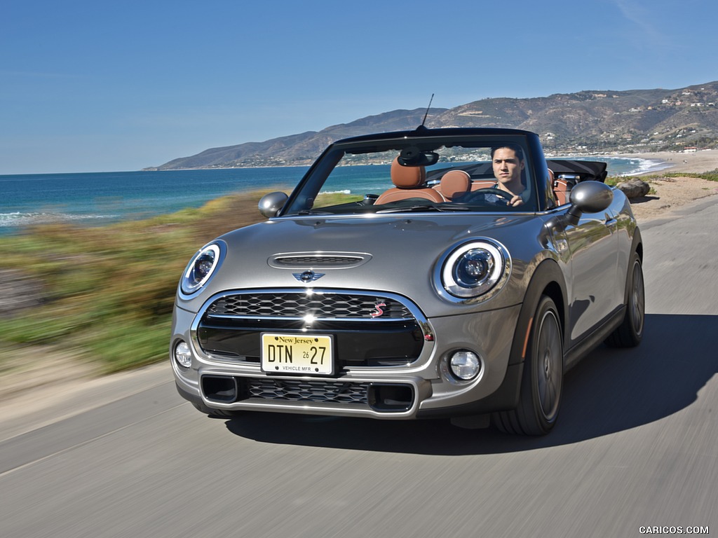 2016 MINI Cooper S Convertible (Color: Melting Silver Metallic) - Front