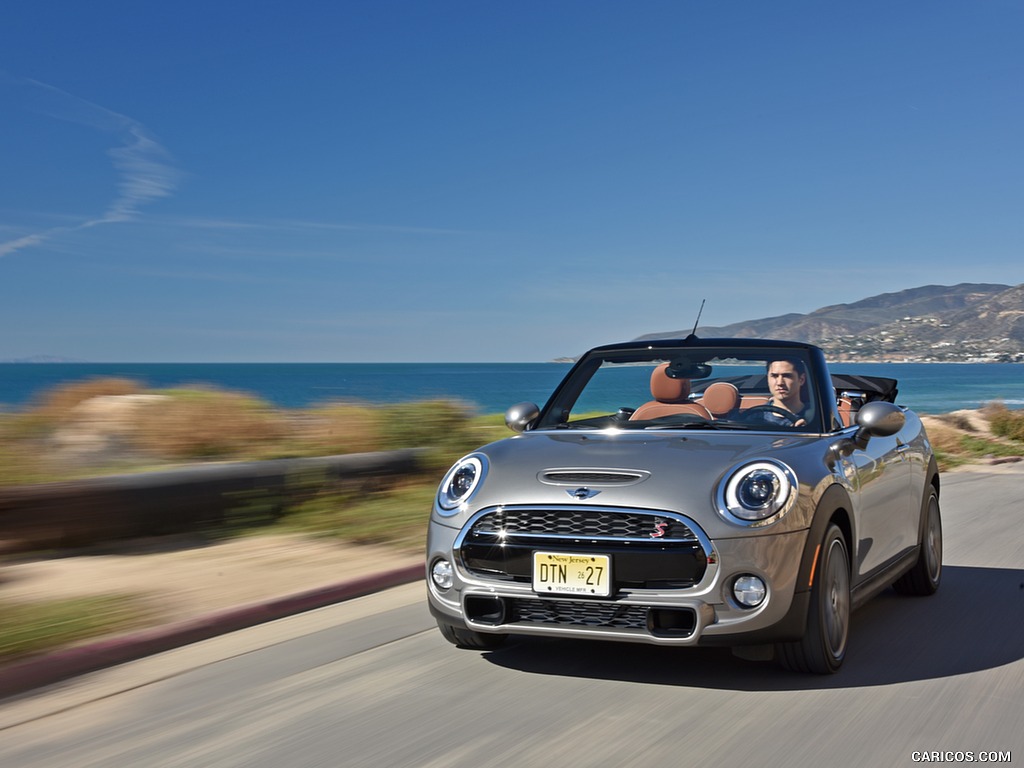 2016 MINI Cooper S Convertible (Color: Melting Silver Metallic) - Front