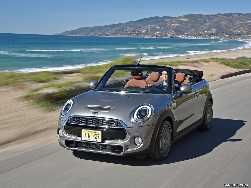 2016 MINI Cooper S Convertible (Color: Melting Silver Metallic) - Front