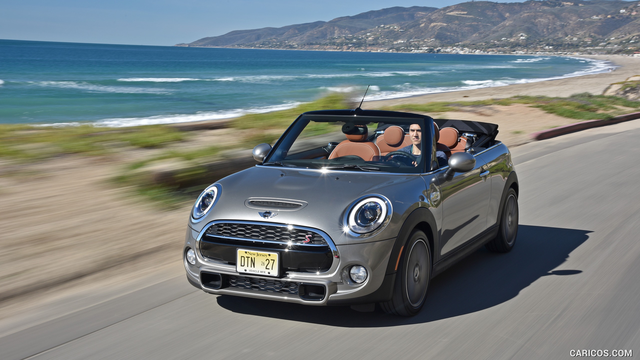 2016 MINI Cooper S Convertible (Color: Melting Silver Metallic) - Front ...