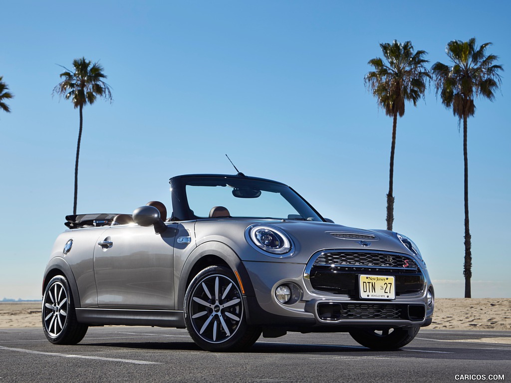 2016 MINI Cooper S Convertible (Color: Melting Silver Metallic) - Front