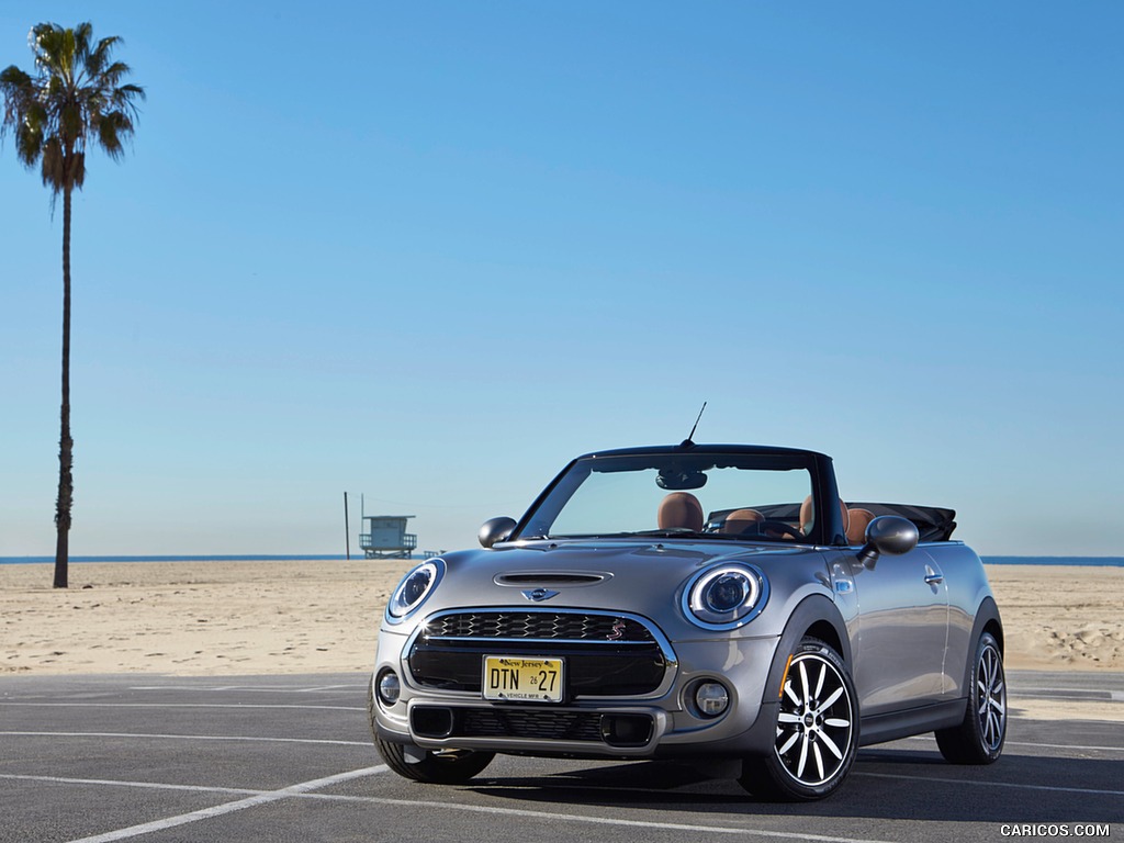 2016 MINI Cooper S Convertible (Color: Melting Silver Metallic) - Front