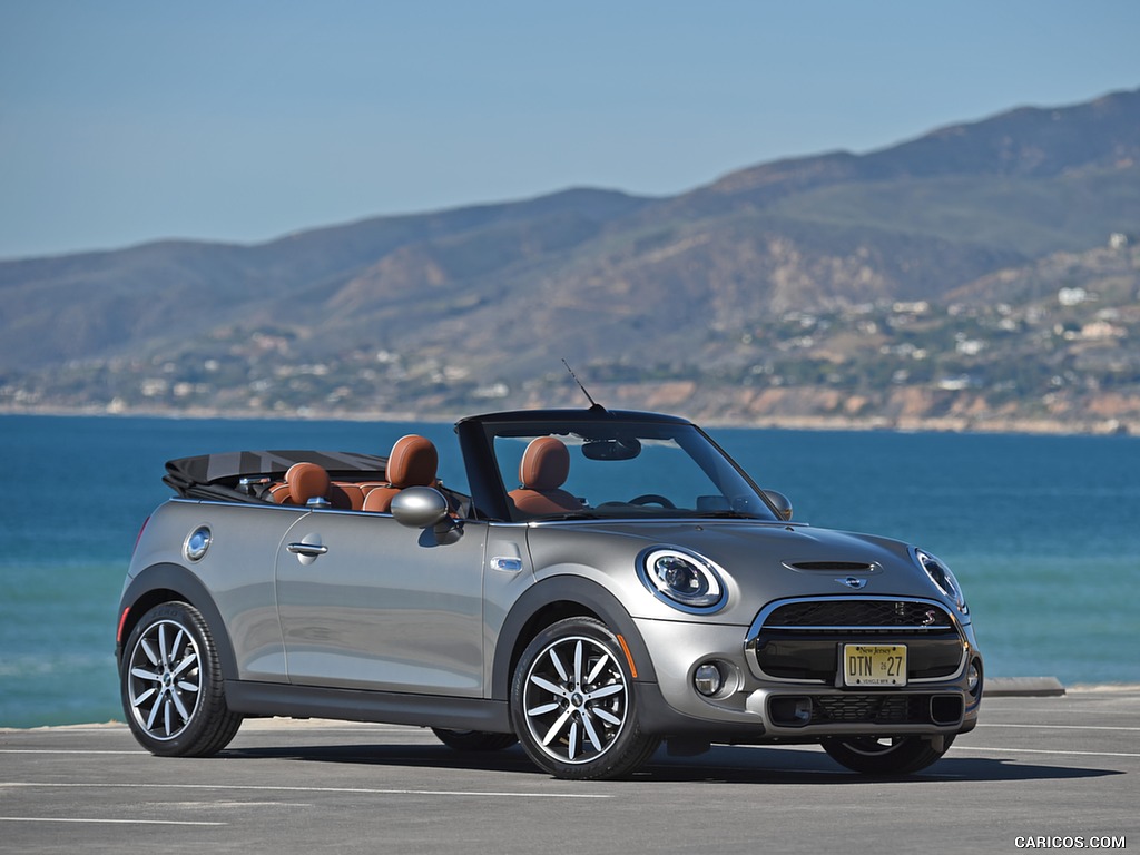 2016 MINI Cooper S Convertible (Color: Melting Silver Metallic) - Front