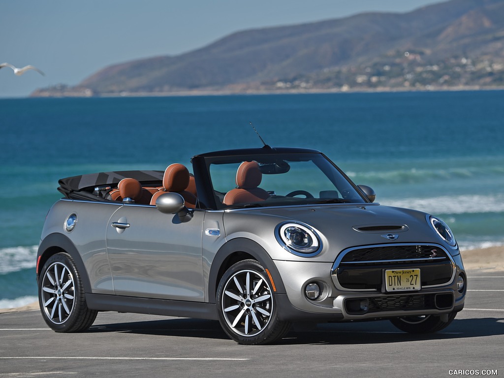 2016 MINI Cooper S Convertible (Color: Melting Silver Metallic) - Front